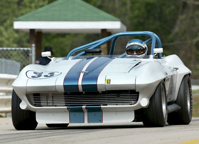 Yep10 wide wheels on the rear of a midyear C2 Corvette Neat huh