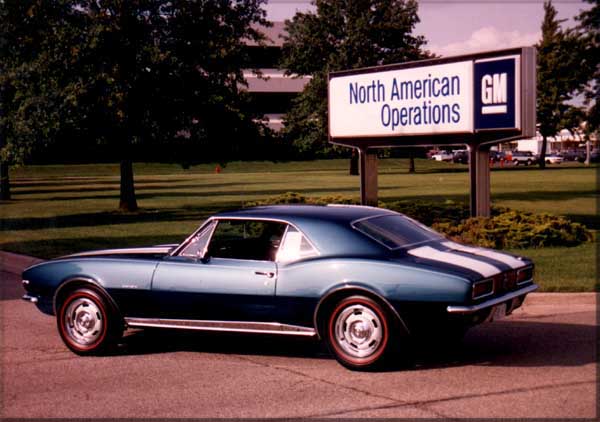 1967 camaro representation