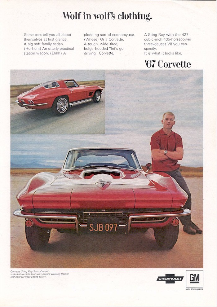 1967 Corvette magazine ad