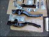 Offset trailing arms